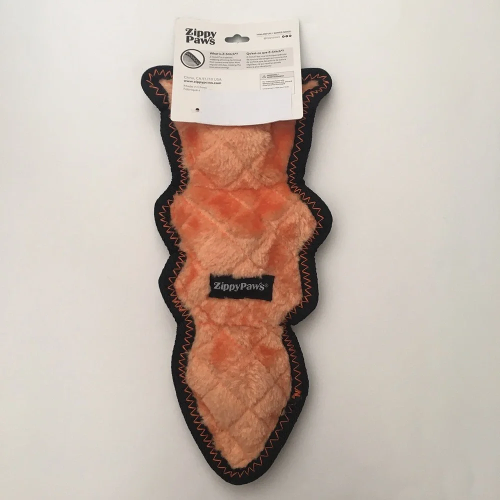 NEW Dog Toy Z-Stitch Durable No Stuffing with Squeakers | Zippy Paws